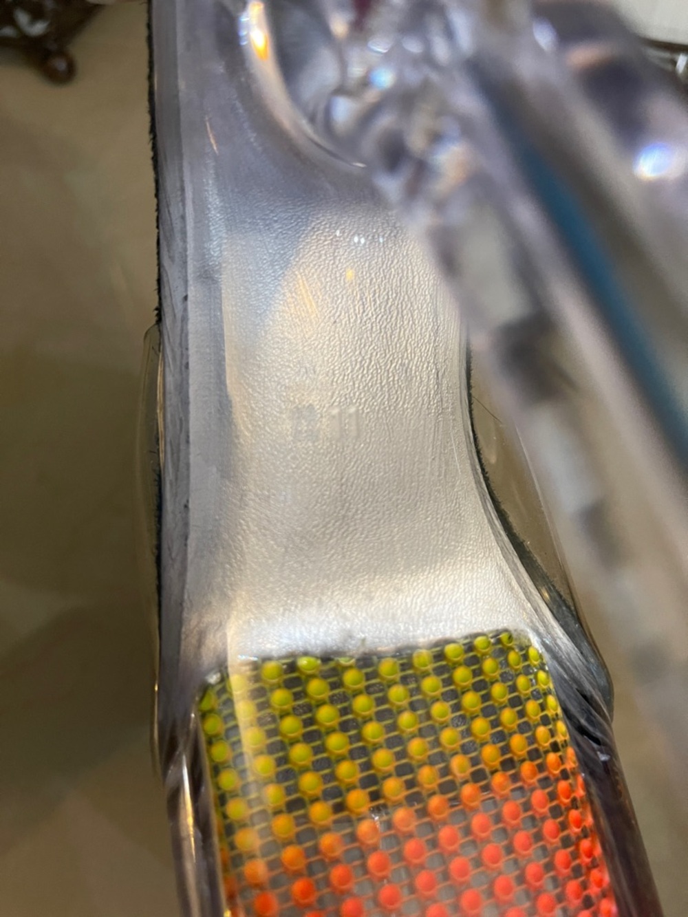 Pleaser Adore 701SRS Clear platform Heels in Rainbow size 11 - Picture 9 of 11